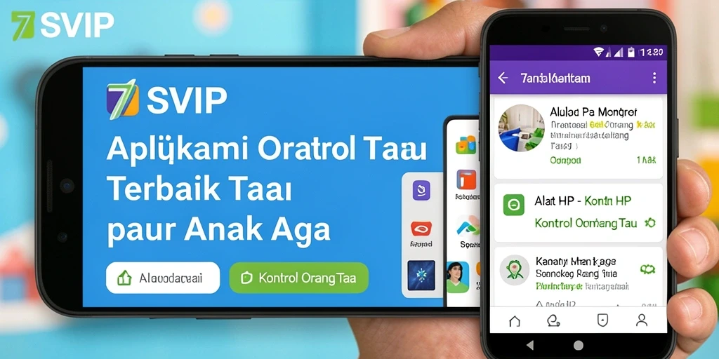 Antarmuka 7SVIP menampilkan fungsi kontrol orang tua yang mudah digunakan.