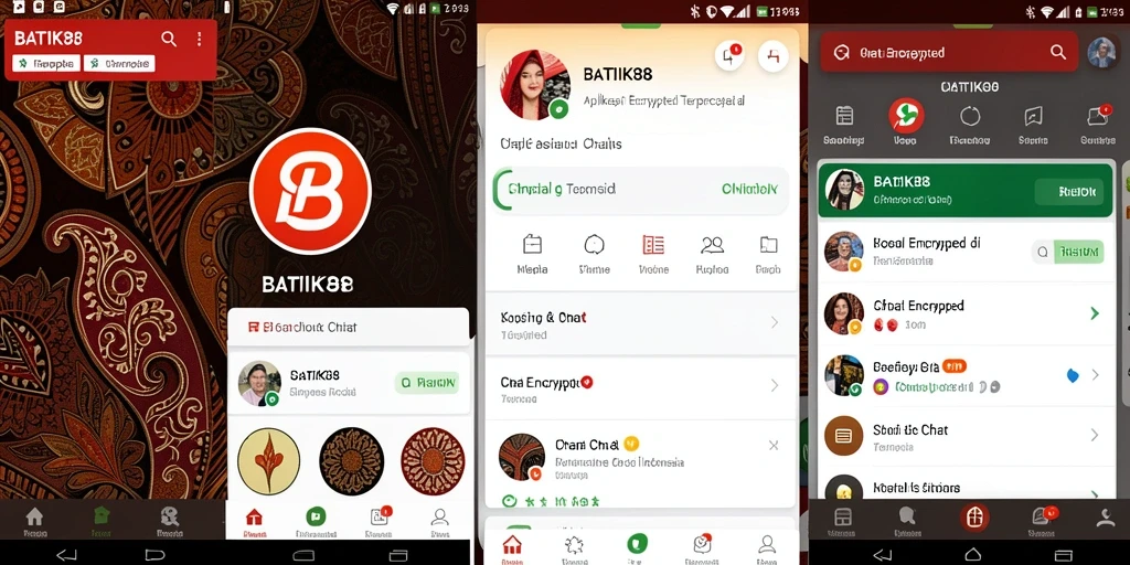 Tampilan antarmuka pengguna BATIK88 yang sederhana dan intuitif.